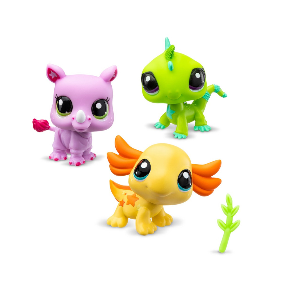 Ігровий набір "Настрій дикої природи" Littlest Pet Shop 00557 аксесуари та 3 фігурки — фото 2