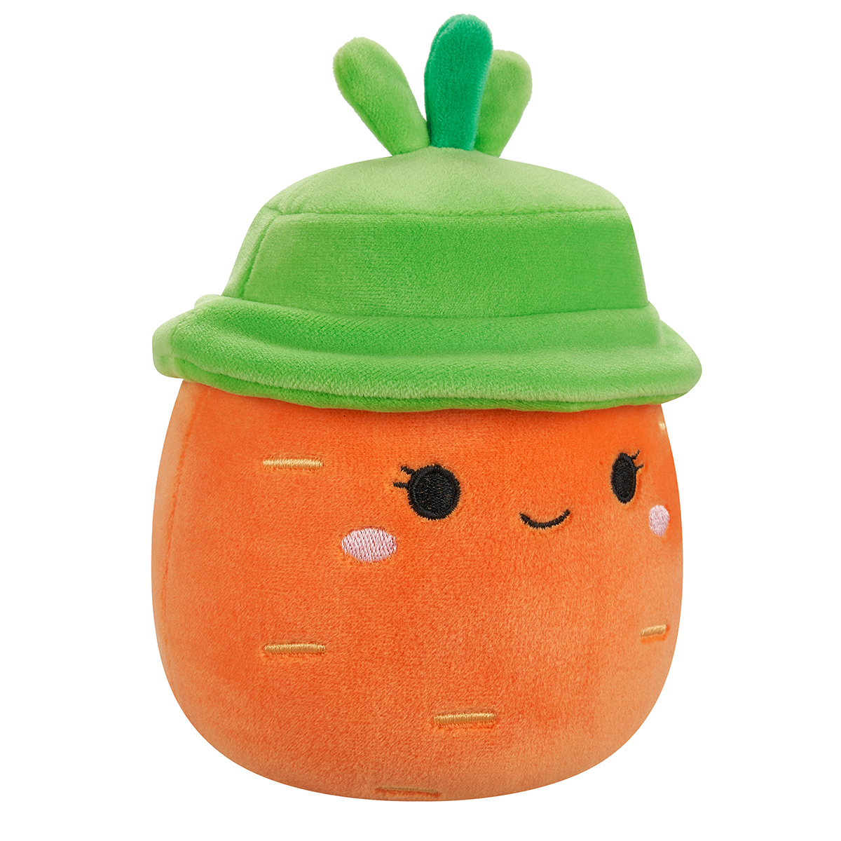 М'яка іграшка Squishmallows - Морквинка Кароліна в Капелюсі (13 cm) — фото 6