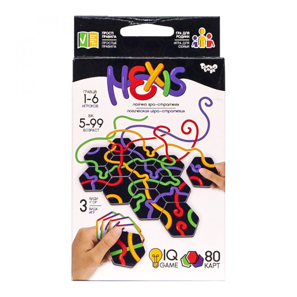 Настільна розважальна гра "Hexis" Danko Toys G-HEX-01-01 рос — фото 3