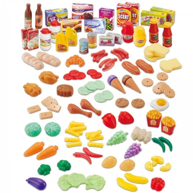 Дитячий набір продуктів "Food play set" XG120-1, 120 елементів — фото 3