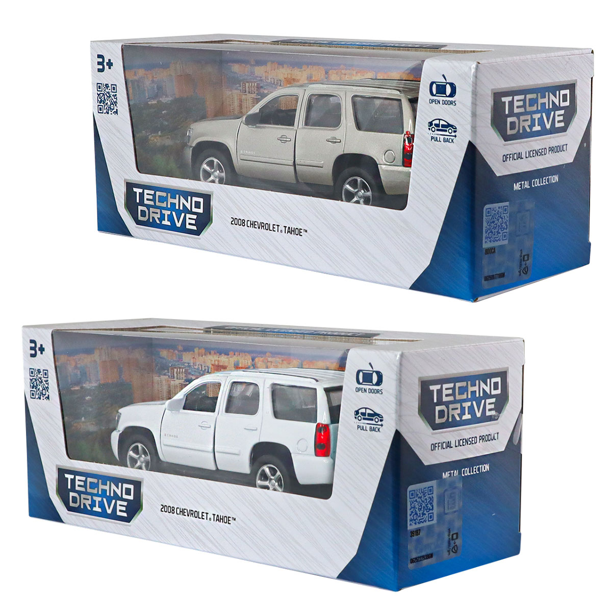 Автомодель - Chevrolet Tahoe 2008 (білий, сірий) — фото 4