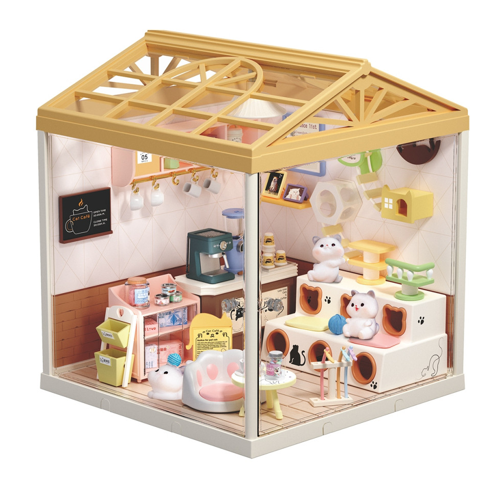 Конструктор-румбокс "Котокафе" Mini House 8007-MH, серії "Інтер'єр" 145 деталей — фото 3