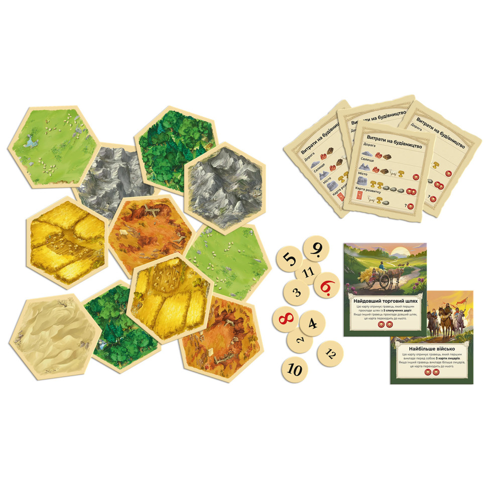 Стратегічна настільна гра CATAN R100UA від 10 років, 3-4 гравця — фото 9