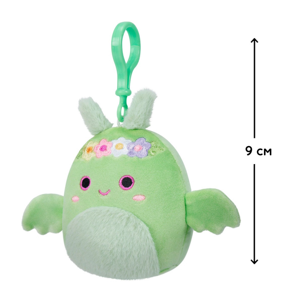 Мягкая игрушка на клипсе "Дракон Тов" Squishmallows SQCP00217, 9 см — фото 7