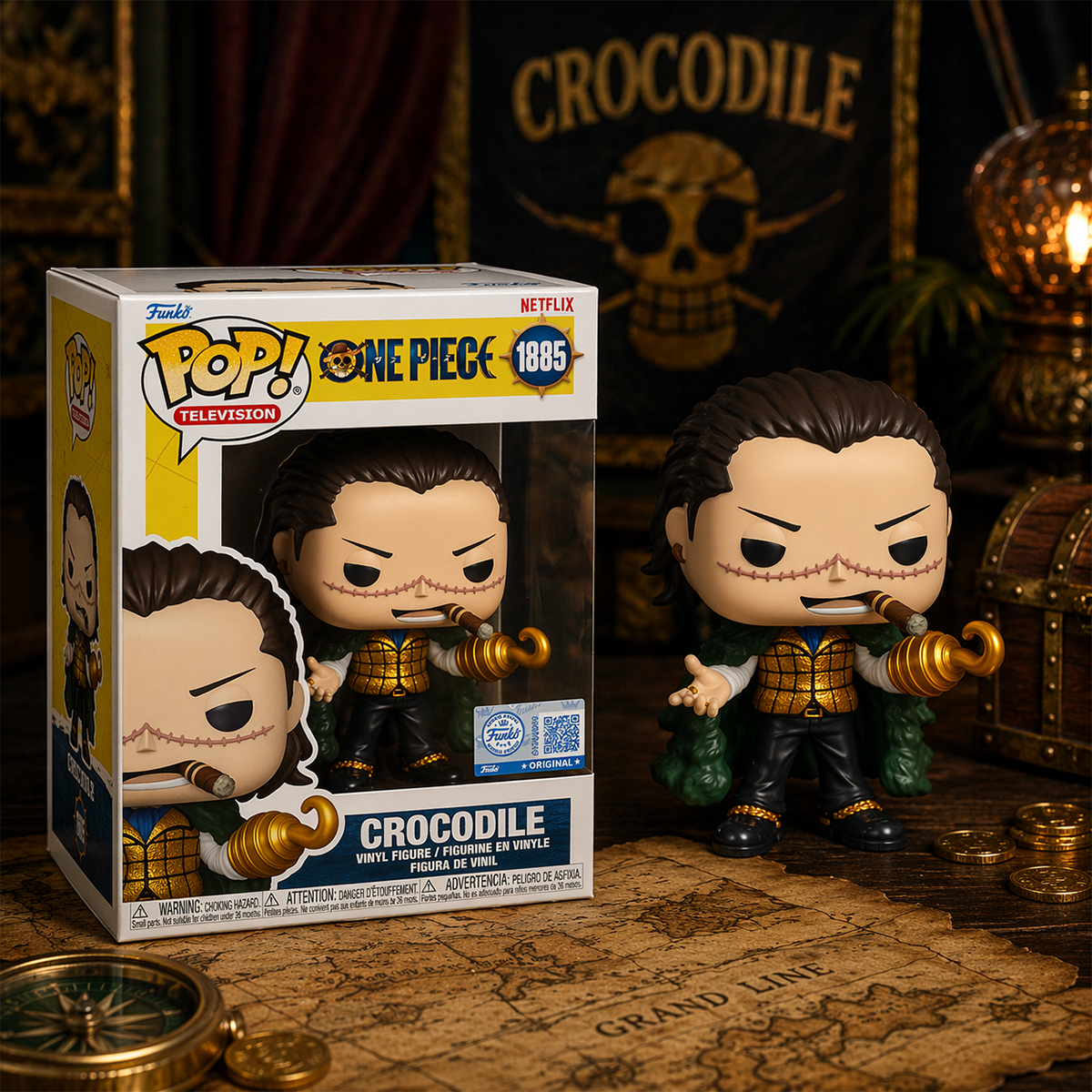 Ігрова фігурка Funko POP! серії "Великий куш" S1 - Крокодайл — фото 3