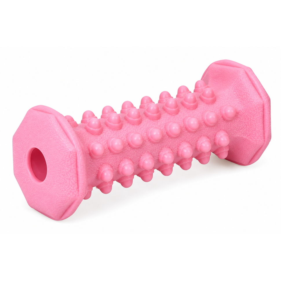 Масажний ролик для рук та ніг MS 4813(Pink) TPR, рожевий