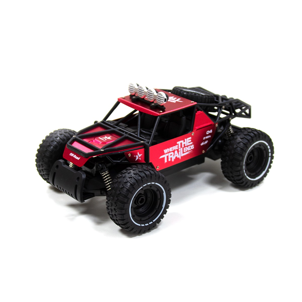Автомобіль OFF-ROAD Crawler з р/к - RACE (матовий червоний, метал. корпус, акум.6V, 1:14)