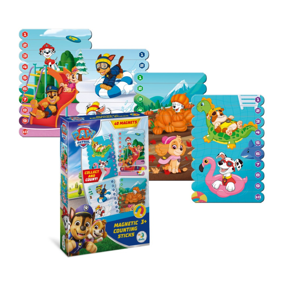 Магнітні палички для рахування "Paw Patrol: Сезони" 200655, 40 магнітних елементів — фото 3