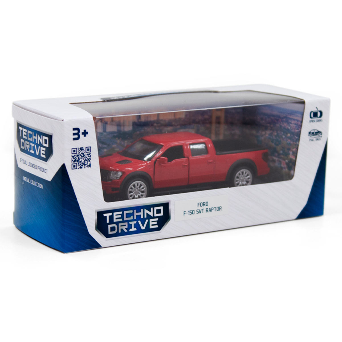 Автомодель - FORD F-150 SVT Raptor (червоний) — фото 4