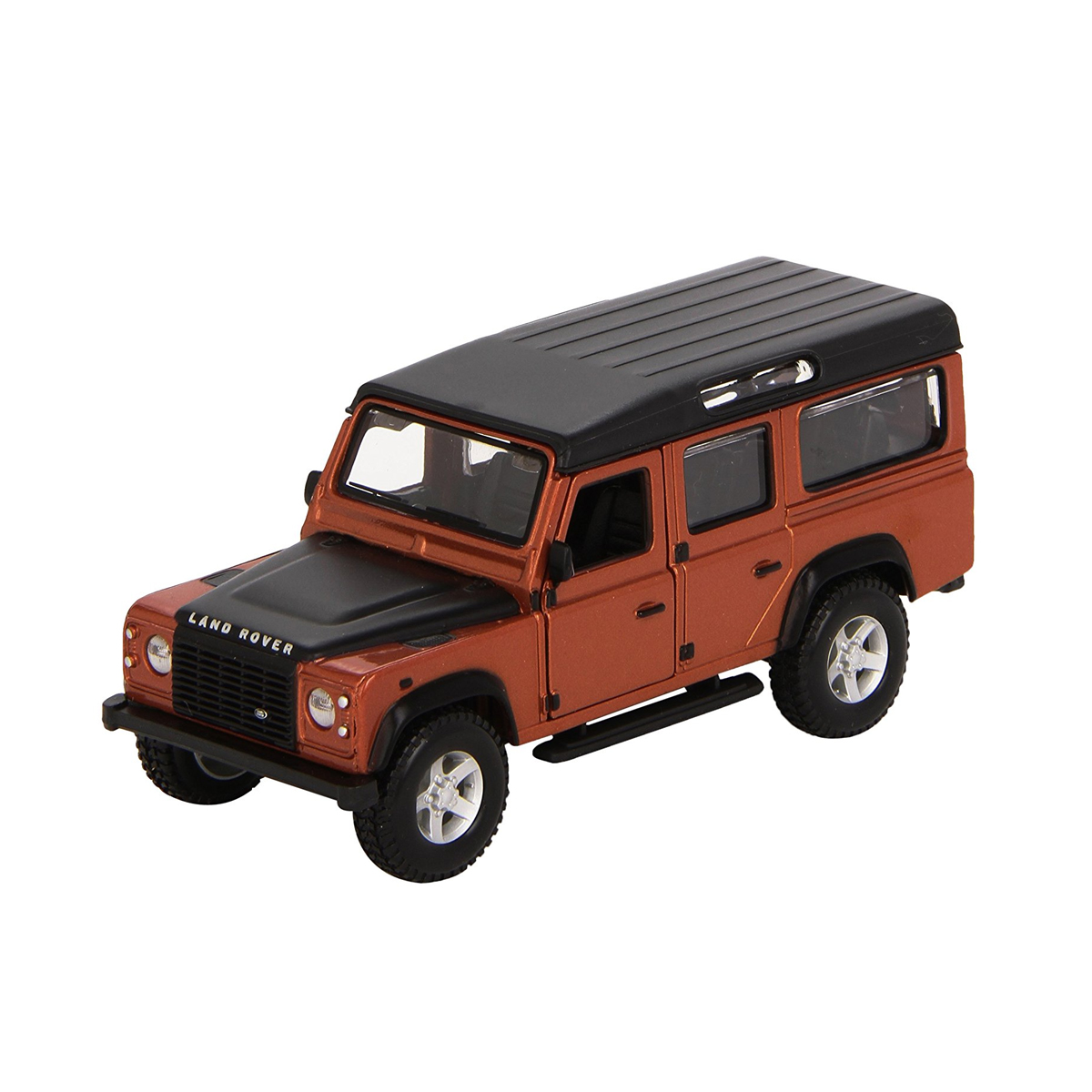 Автомодель - LAND Rover Defender 110 (асорті білий, помаранчевий металік 1:32) — фото 5