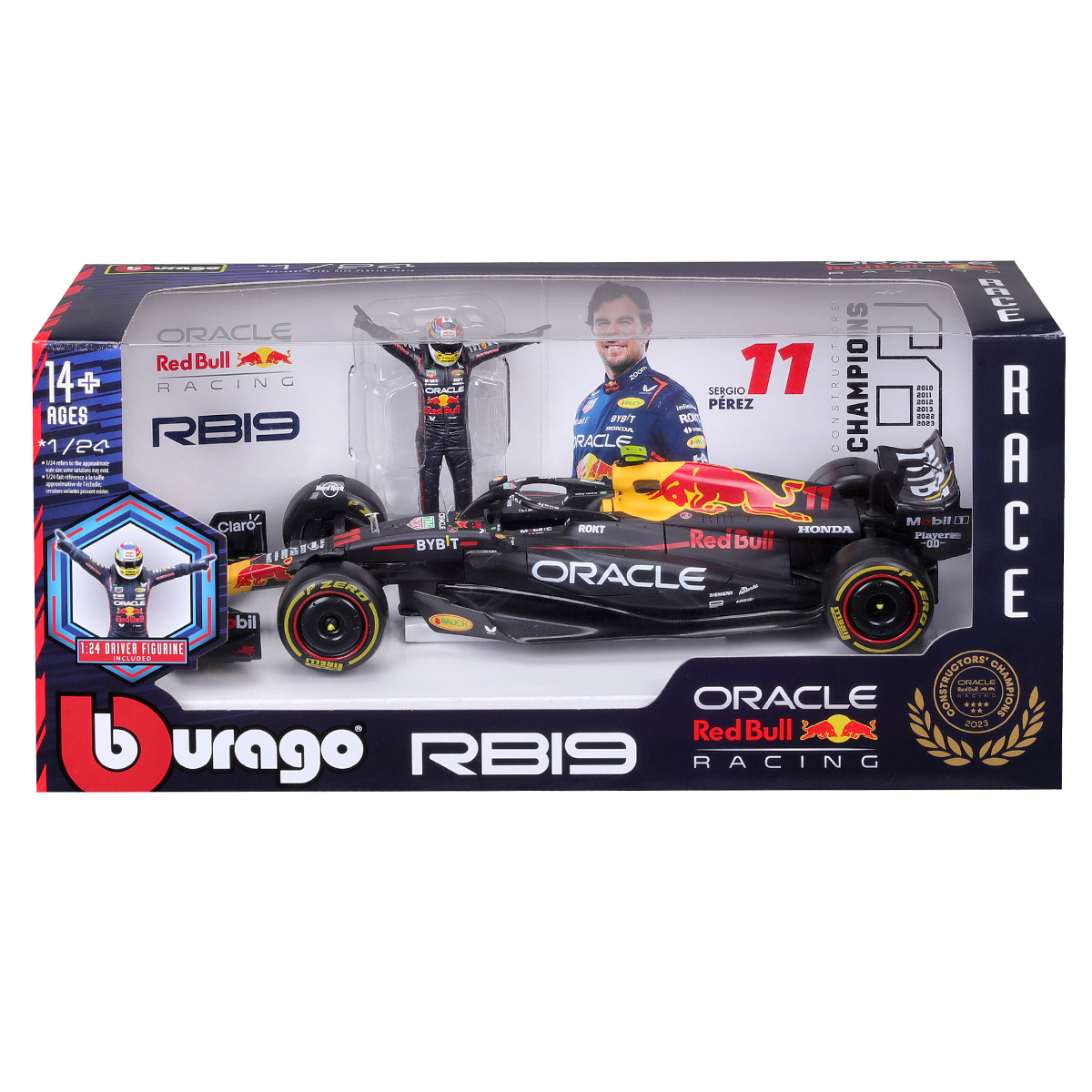 Автомодель з фігуркою - RED BULL Racing RB19 (1:24) — фото 4