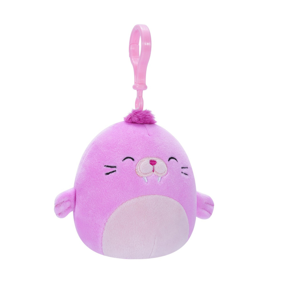 М'яка іграшка Морж Пепе Squishmallows SQCP00150 на кліпсі 9 см — фото 3