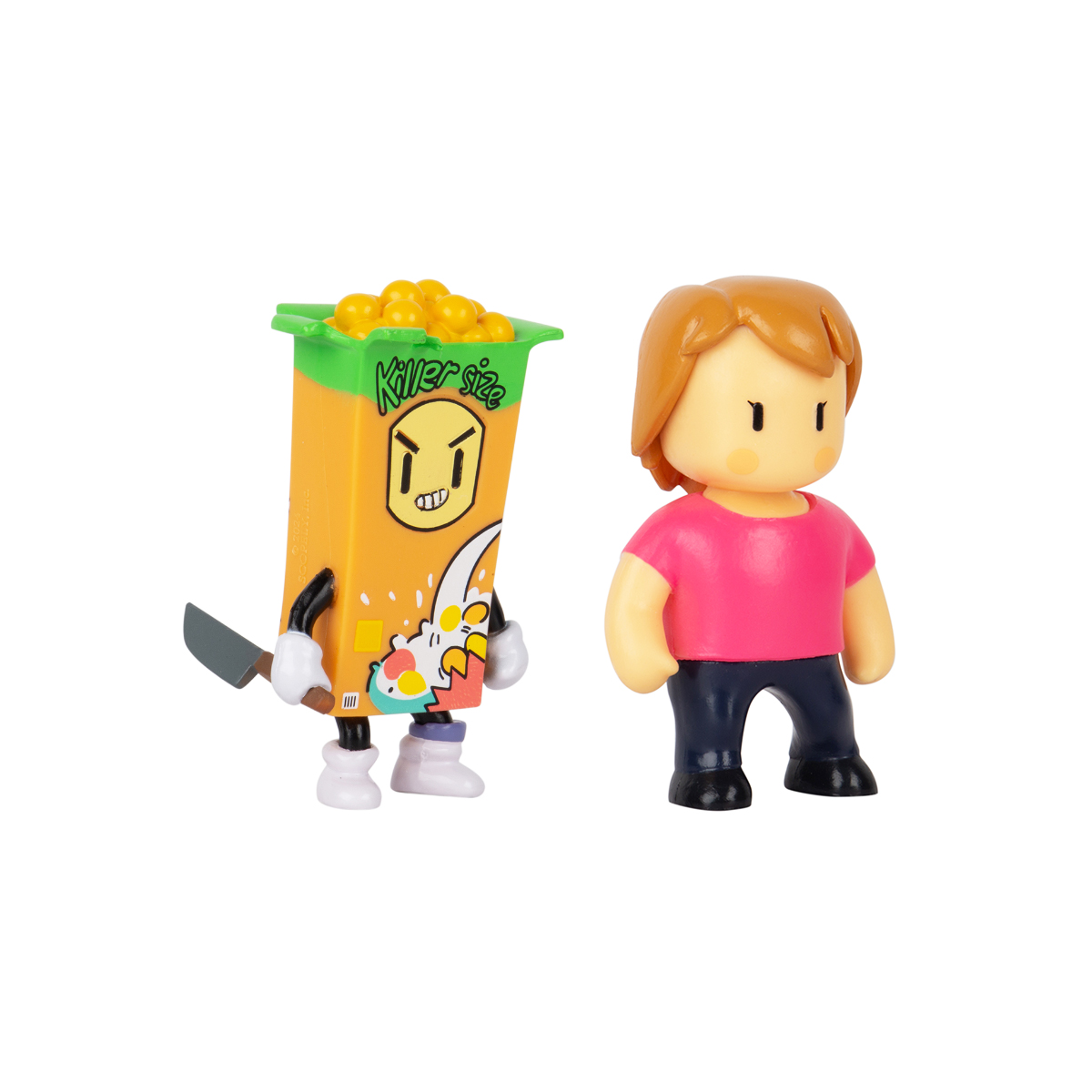 Набор коллекционных фигурок Stumble Guys - Мисс Стамбл и Киллер (2 фигурки, 6 cm) — фото 3