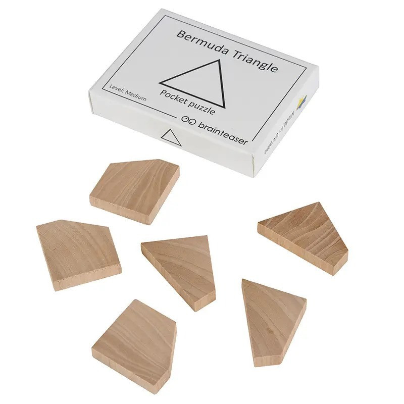 Набір дерев'яних головоломок "Wooden mini puzzle set" Заморочка 12en — фото 5