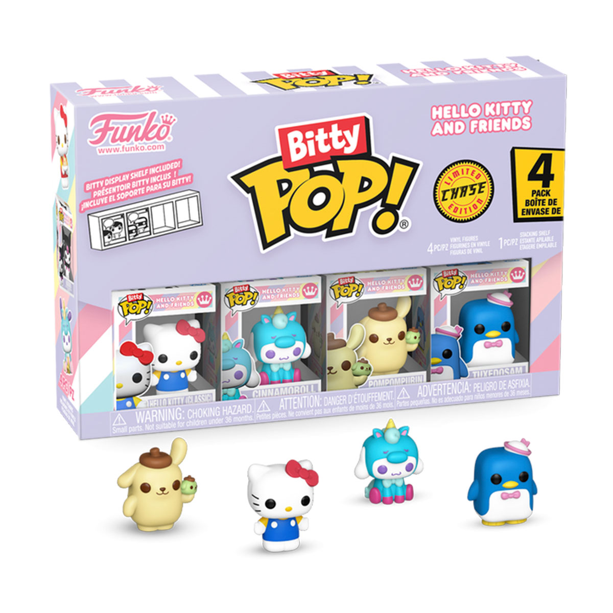 Набор игровых фигурок Bitty POP! серии "Sanrio" - Хеллоу Китти (4 фигурки в асс.)