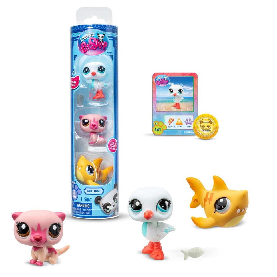 Ігровий набір "Настрій острова" Littlest Pet Shop 00556 аксесуари та 3 фігурки — фото 3