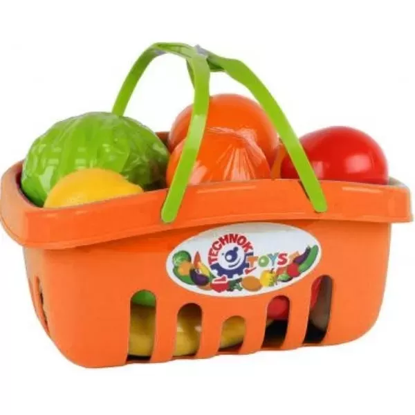 Ігровий набір продуктів 5354TXK в кошику Помаранчевий