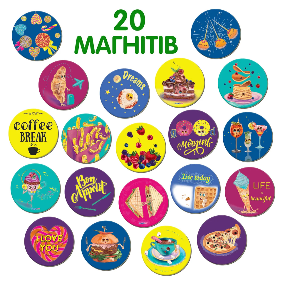 Набір магнітів Magdum ML 4031-53 EN "Happy moments" — фото 2