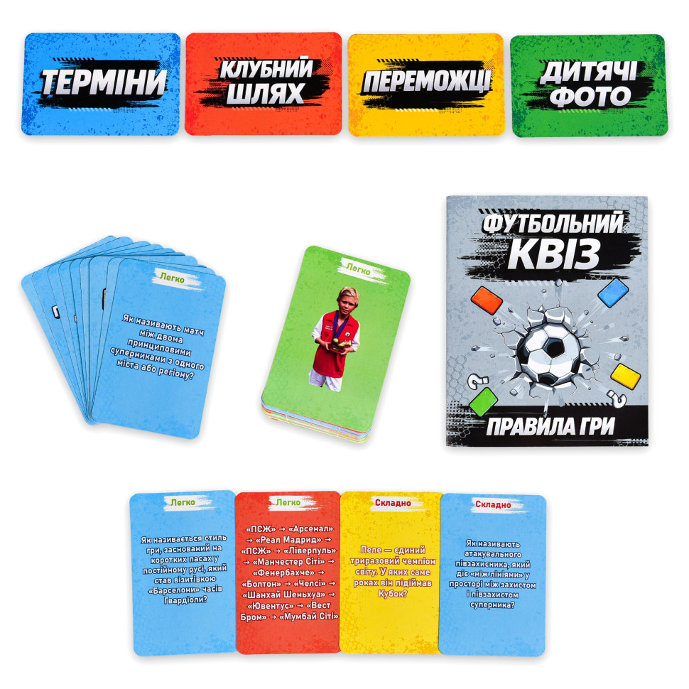 Карточная игра "Футбольный квиз" 31205ST 55 карточек — фото 5