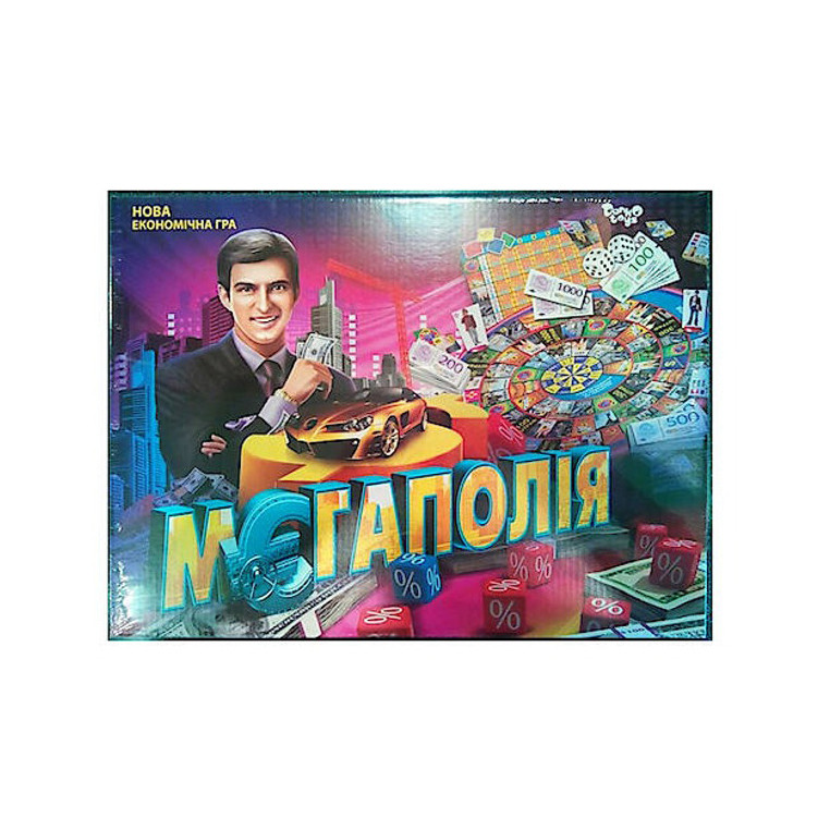 Настільна економічна гра "Мегаполія" DTG6U українська мова, від 2 до 4 гравців