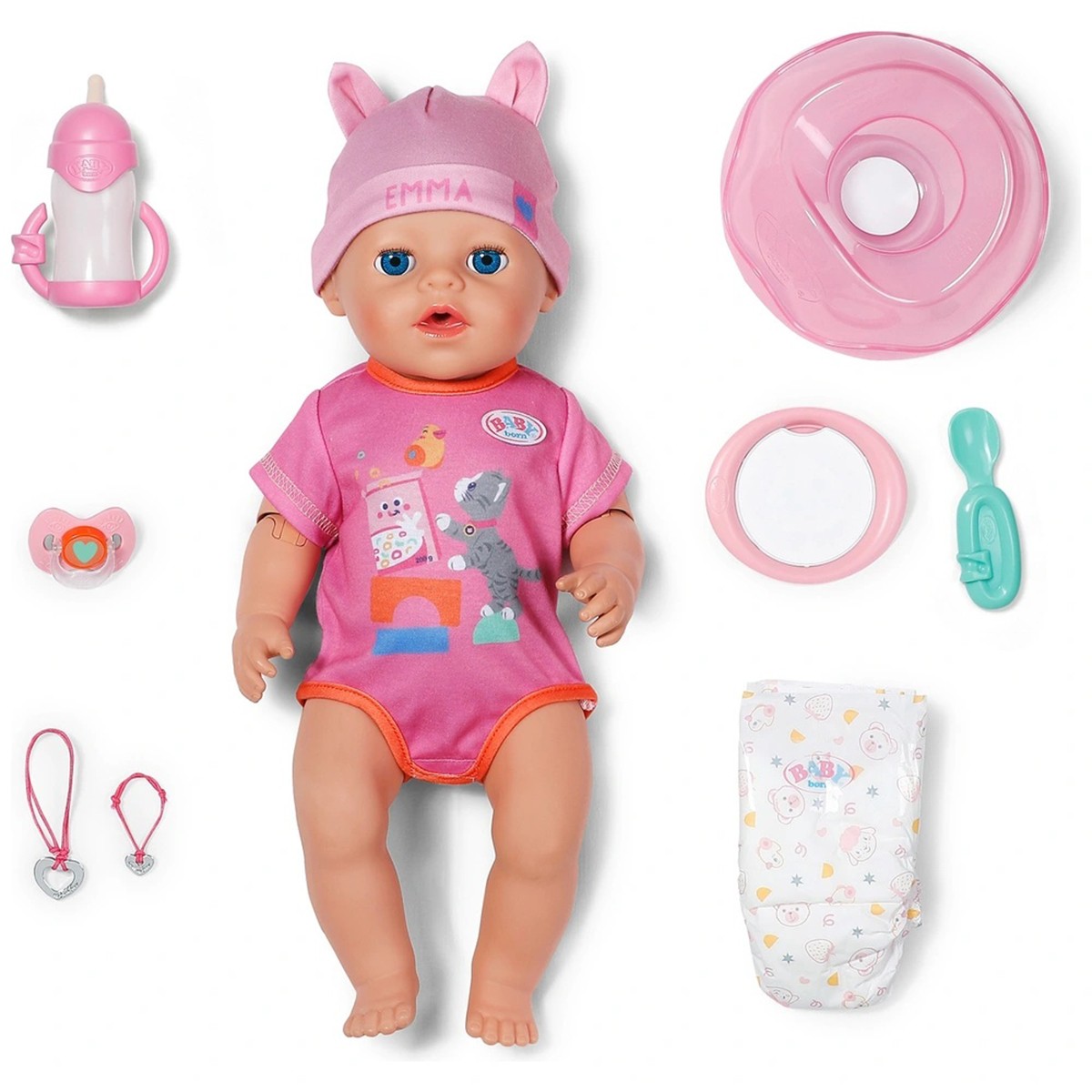 Лялька BABY born серії "Click and Play" – Емма (43 см, з аксес.) — фото 3