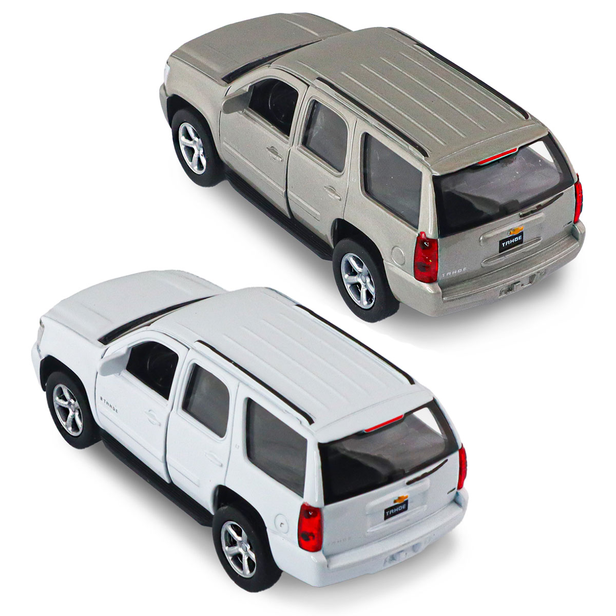 Автомодель - Chevrolet Tahoe 2008 (білий, сірий) — фото 9