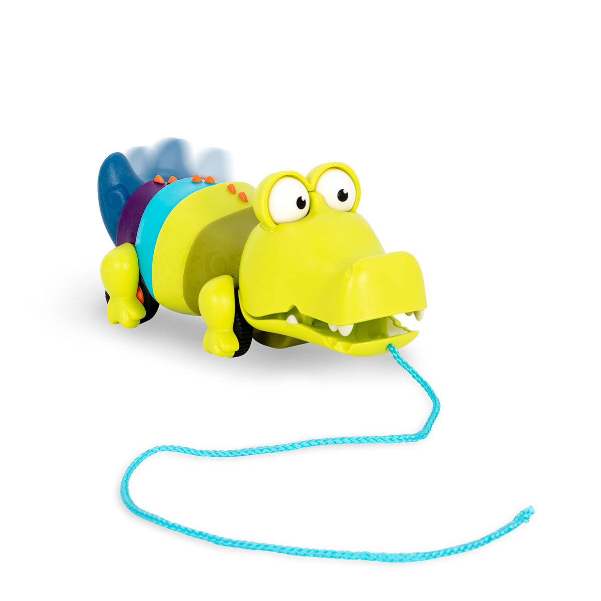 Игрушка-каталка на веревочке - Крокодил Клац-Клаус — фото 2