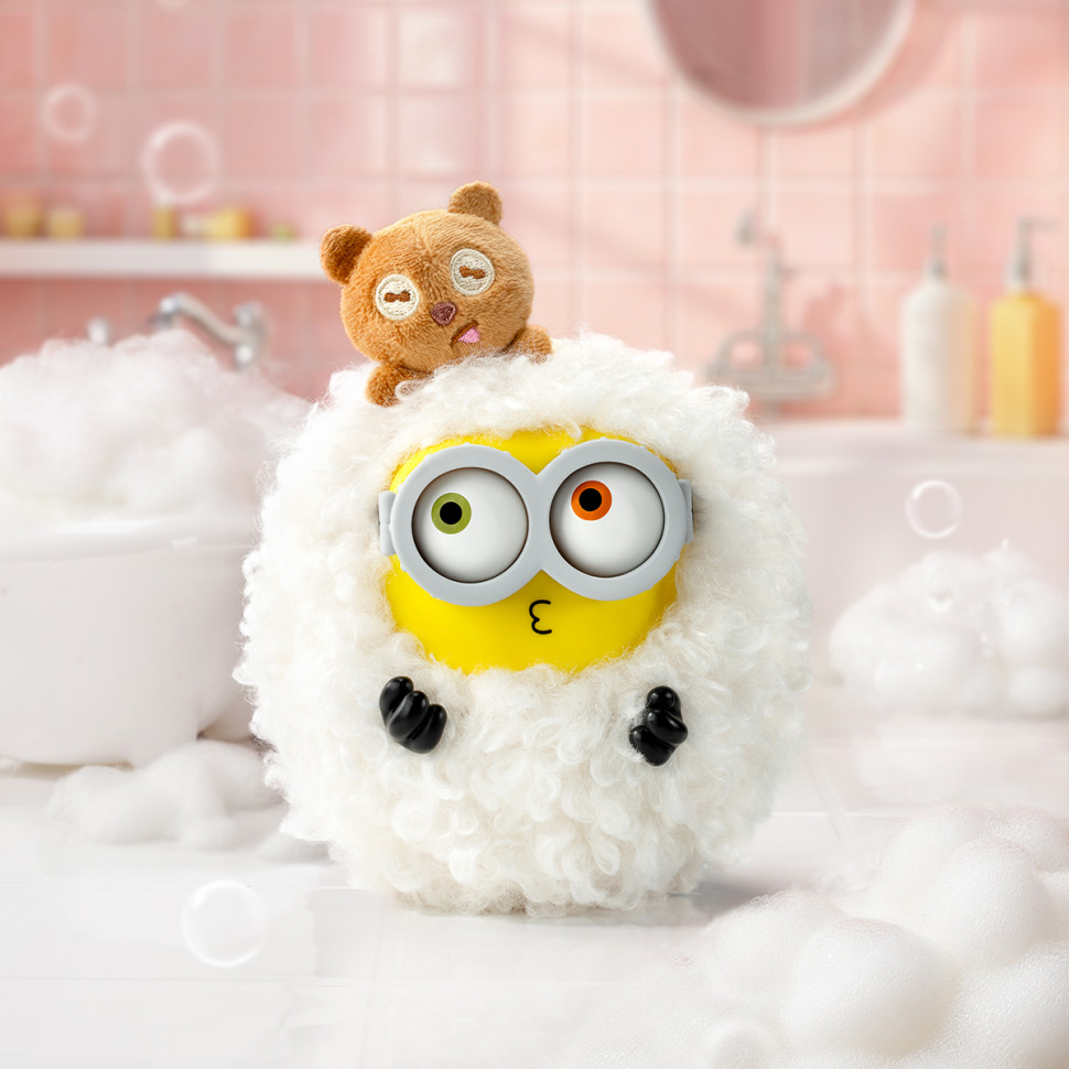 Коллекционная мягкая игрушка с кольцом Миньоны Pop Top 52Toys 25ZB301XHRTJ001 серии Bob & Tim — фото 8