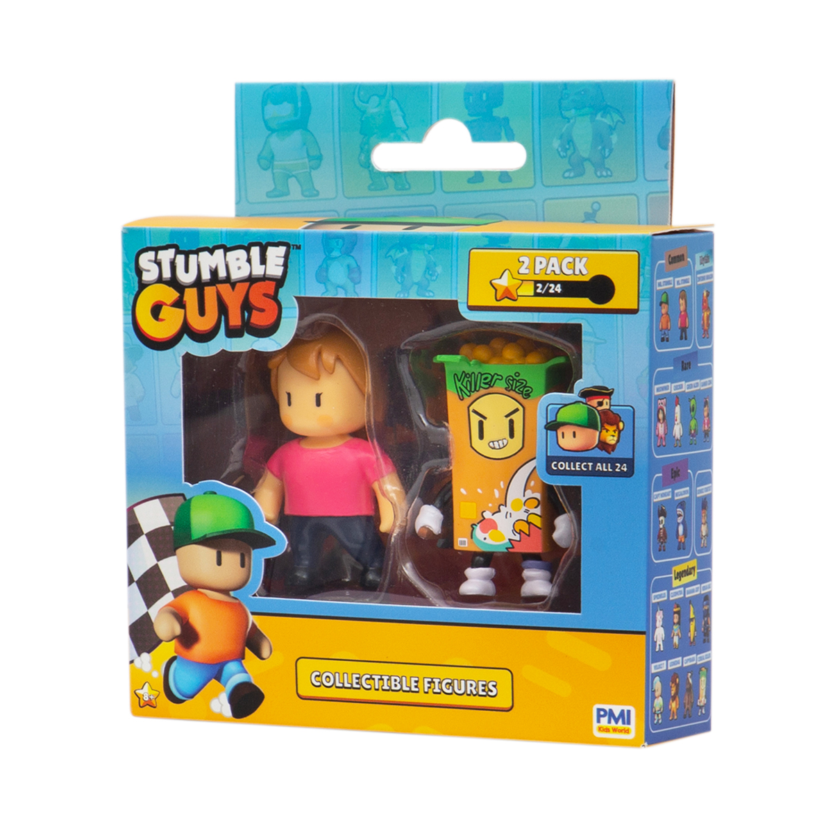 Набор коллекционных фигурок Stumble Guys - Мисс Стамбл и Киллер (2 фигурки, 6 cm)