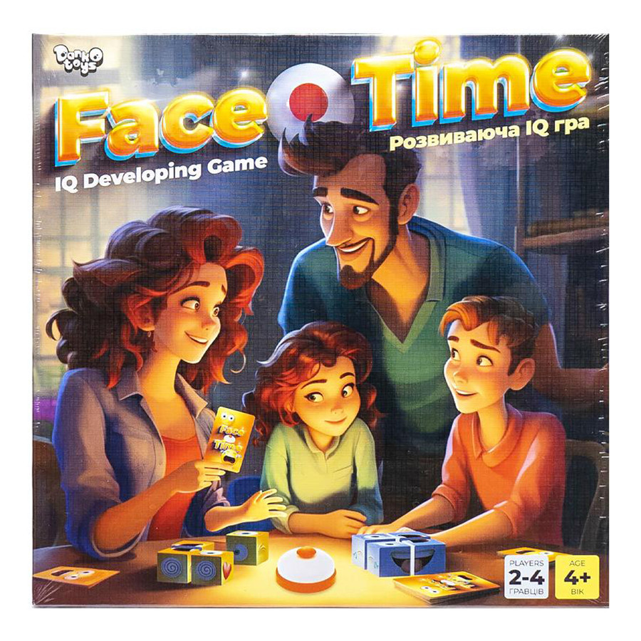 Розвиваюча настільна гра "Face Time" FT-01-01 з дзвіночком