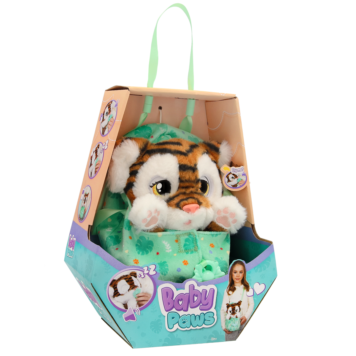 Інтерактивна іграшка Baby Paws W3 – Тигреня (з аксес.) — фото 10