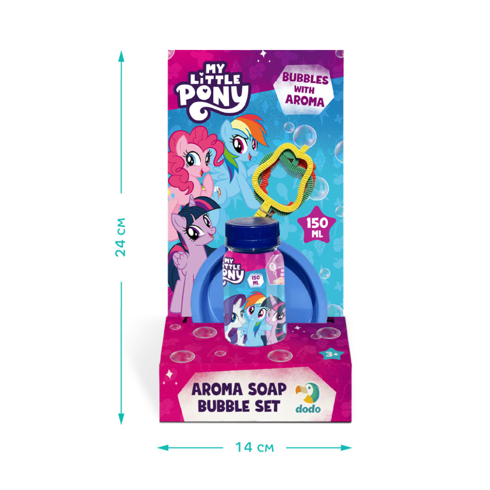 Ароматичні мильні бульбашки "My Little Pony" 200735 об'єм 150 мл, 3 палички — фото 3