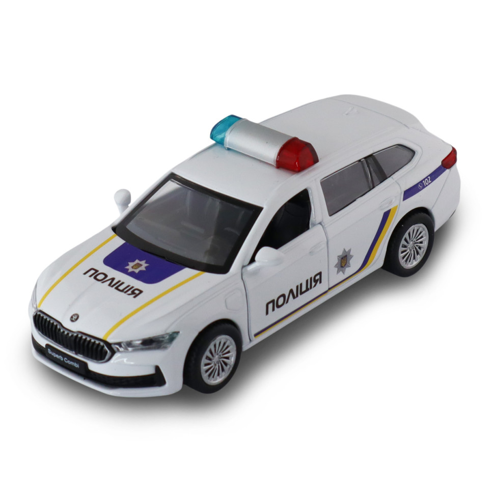 Дитяча автомодель "Skoda superb поліція" TechnoDrive 250947 масштаб 1:43