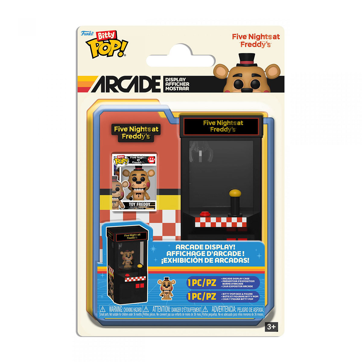 Игровой набор Bitty POP! Arcade серии "5 ночей с Фредди" - Фредди