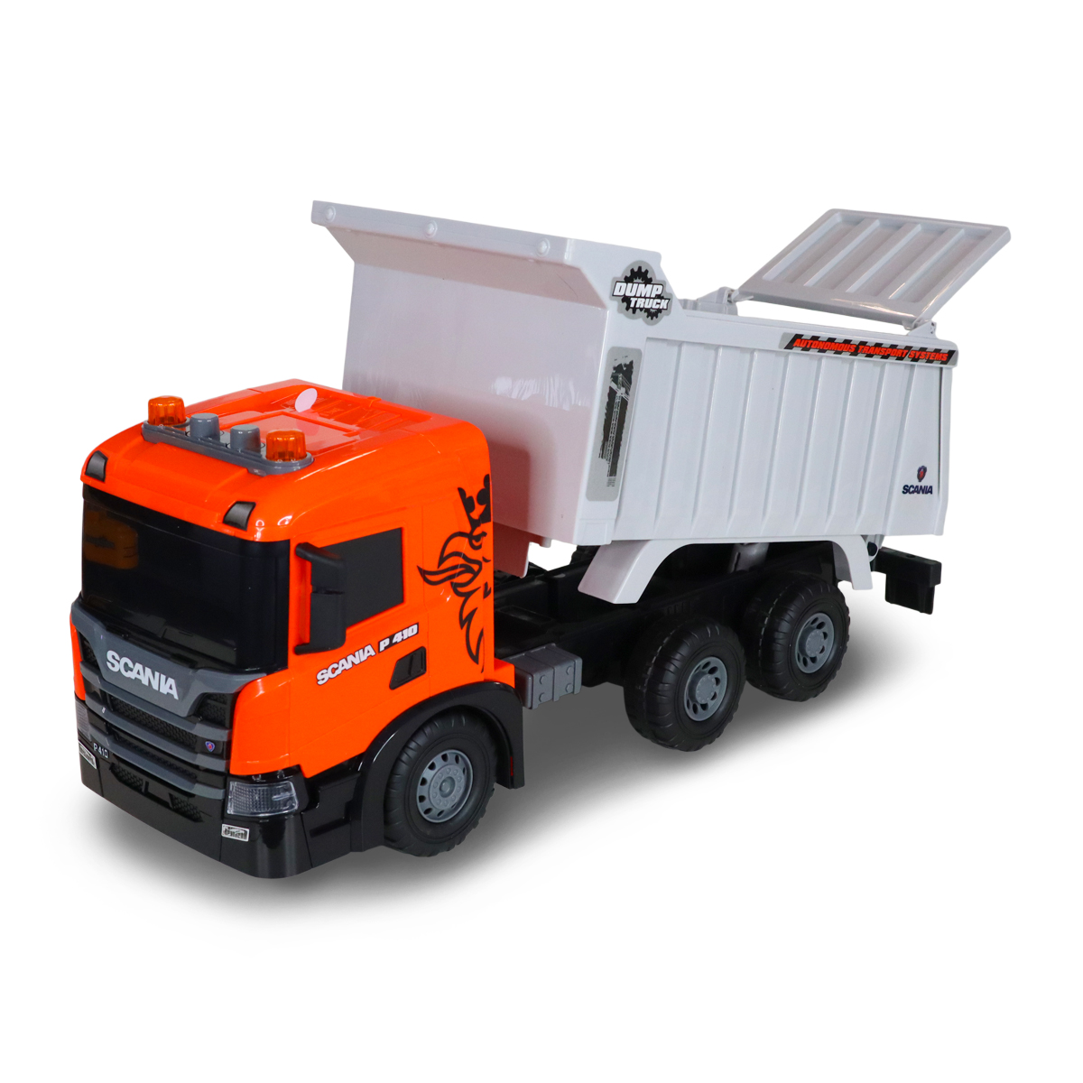 Автомодель серії "Super Big Truck" – Самоскид Scania (світло, звук) — фото 16