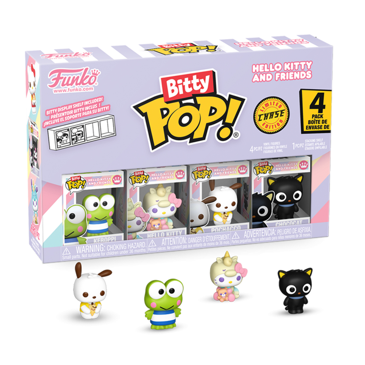 Набір ігрових фігурок Bitty POP! серії "Sanrio" - Кероппі (4 фігурки в ас.)