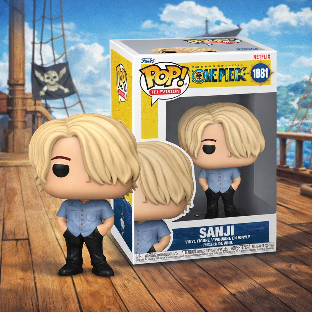 Ігрова фігурка Funko POP! серії "Великий куш" S1 - Санджі — фото 3