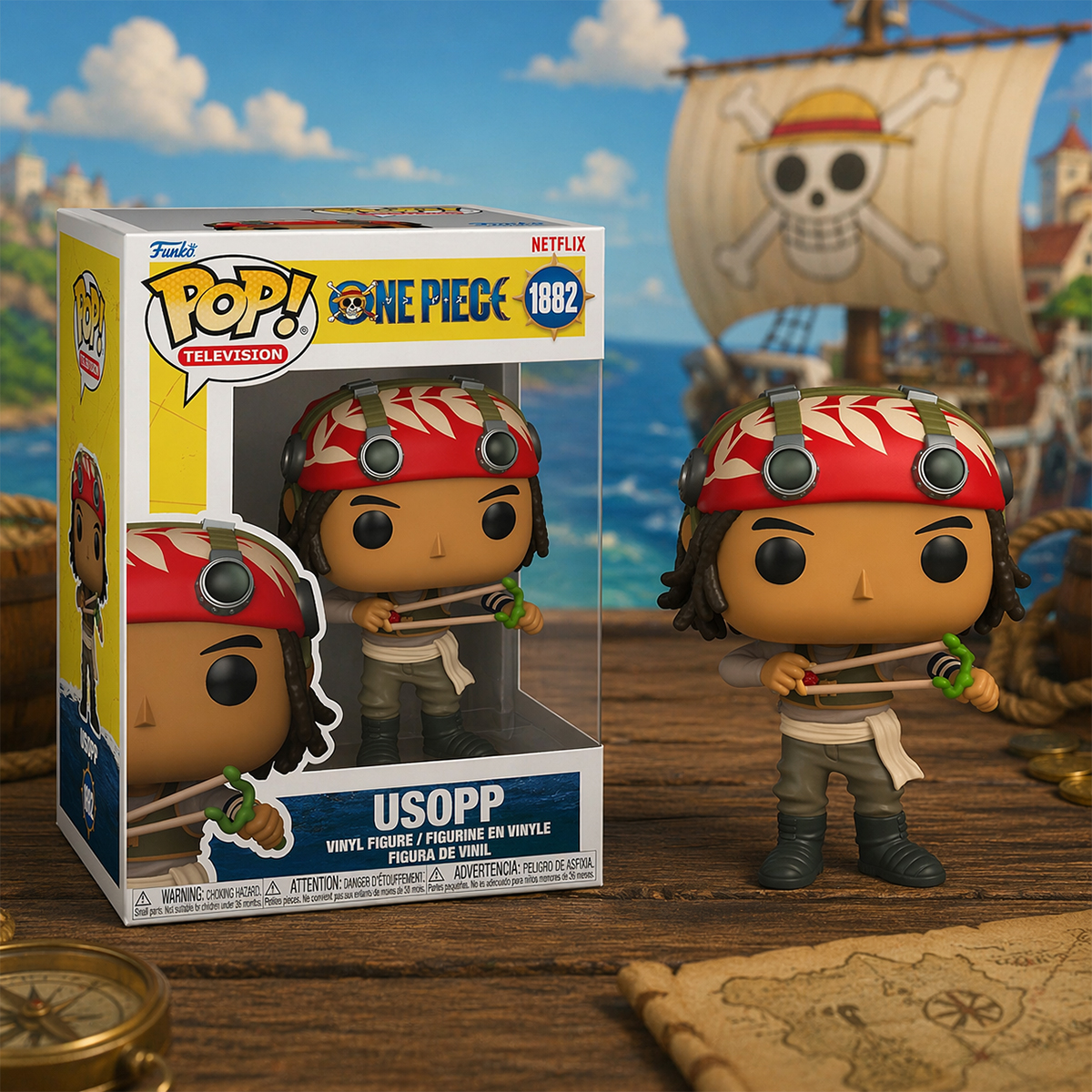 Ігрова фігурка Funko POP! серії "Великий куш" S1 - Усопп — фото 3