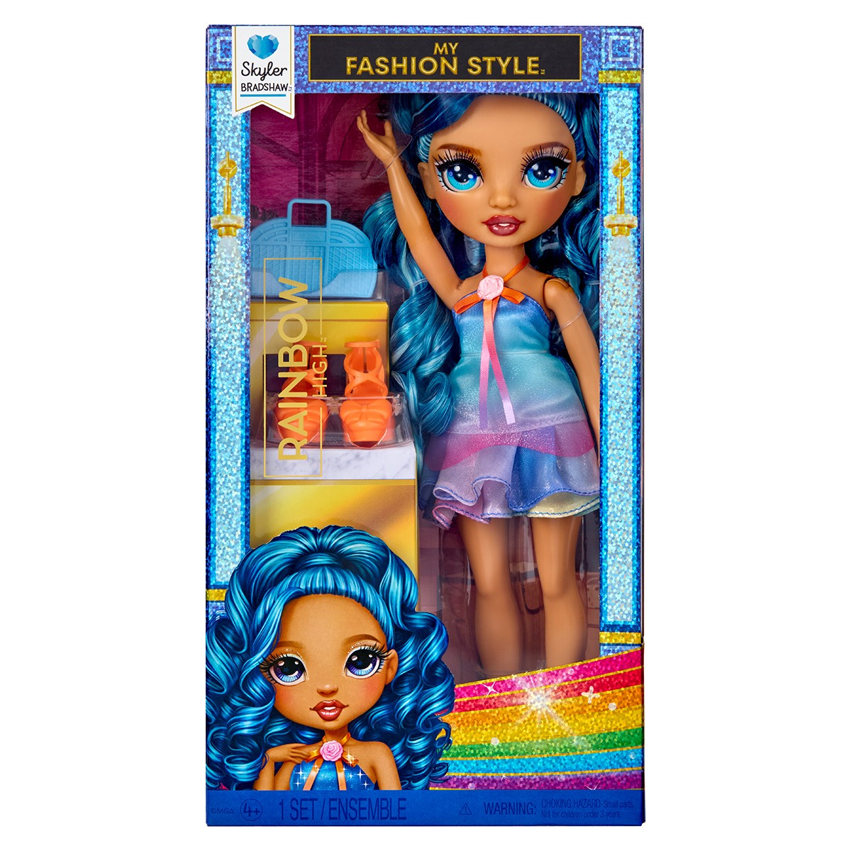 Лялька Rainbow High серії “My Fashion Style” — Скайлер (з аксес.) — фото 6