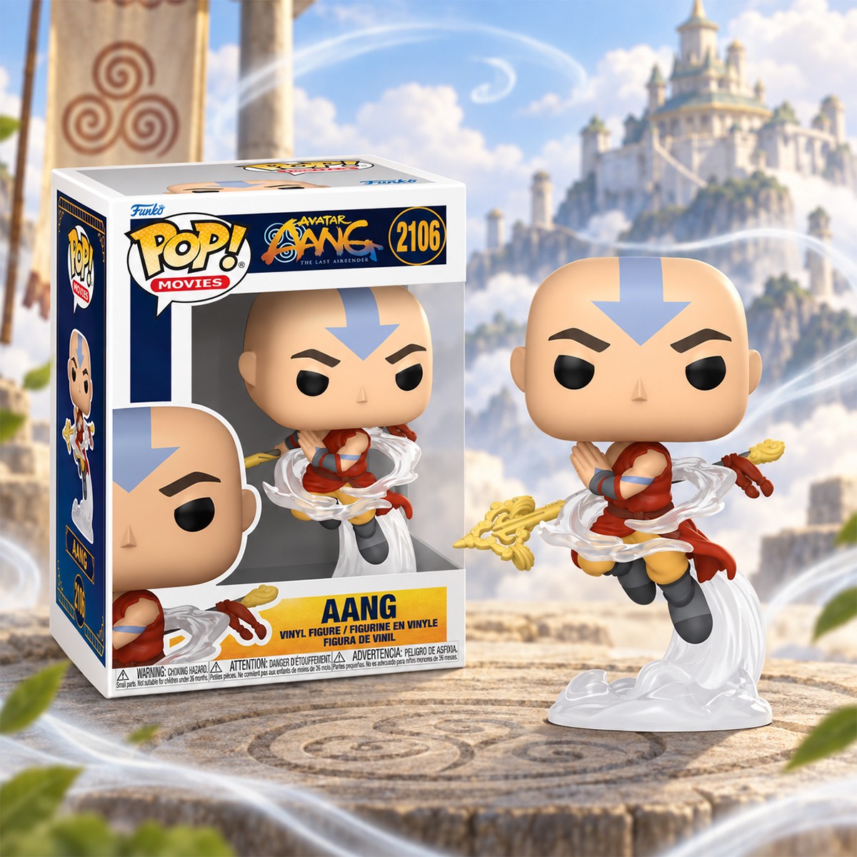 Ігрова фігурка Funko POP! серії "Аватар: Останній захисник" - Аанґ — фото 3