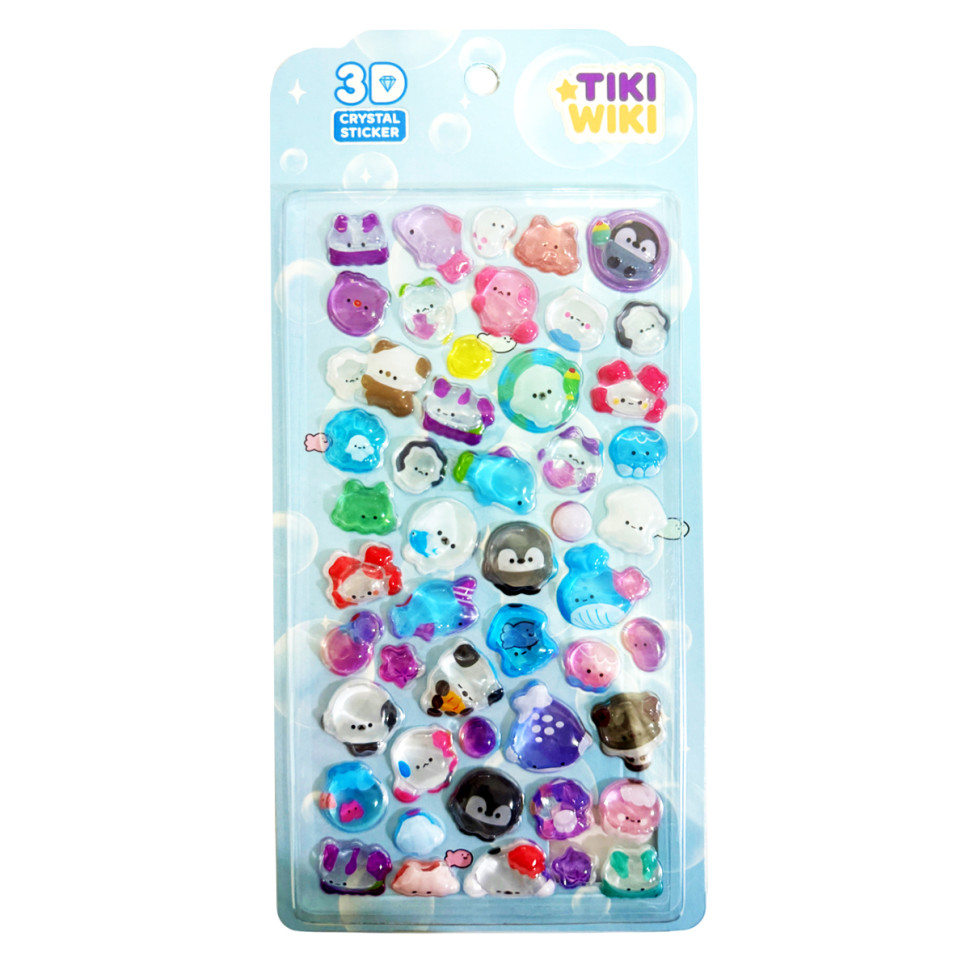 Набір 3D-наліпок "Тікі море S2" Tiki Wiki 25ESE009-08 серії Crystal