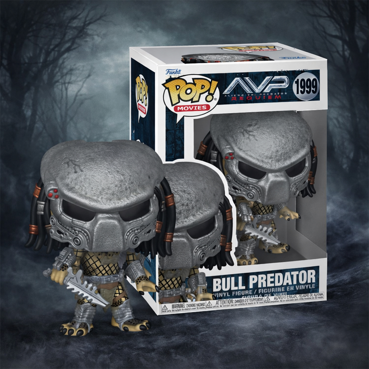 Ігрова фігурка Funko POP! серії "Чужі проти Хижака" S3 - Хижак (BULL) — фото 3