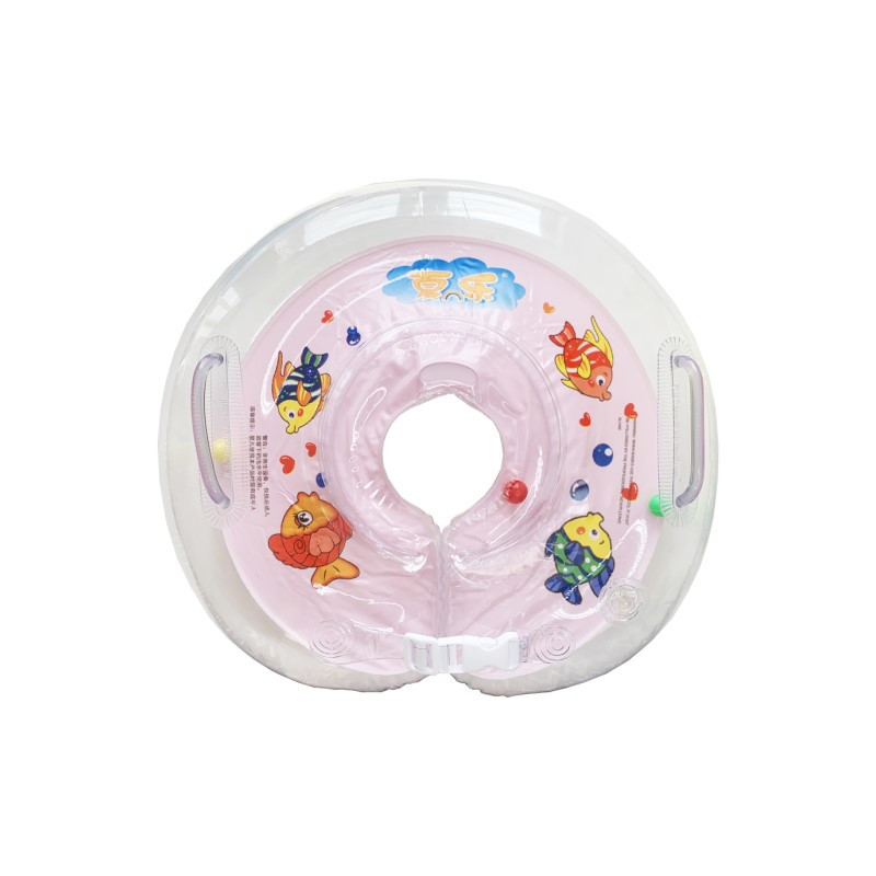 Надувний круг на шию для купання дітей "Рибка" MGZ-0936(Pink)
