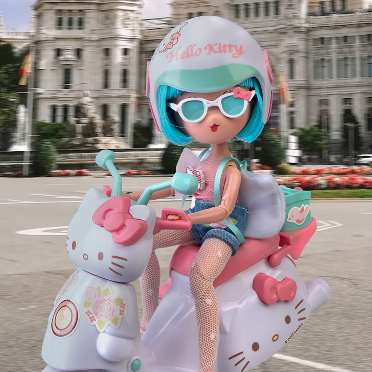 Ігровий набір 4SF Manga Dolls серії "Hello Kitty" – Красуня Пінк На Скутері (з аксес.) — фото 8