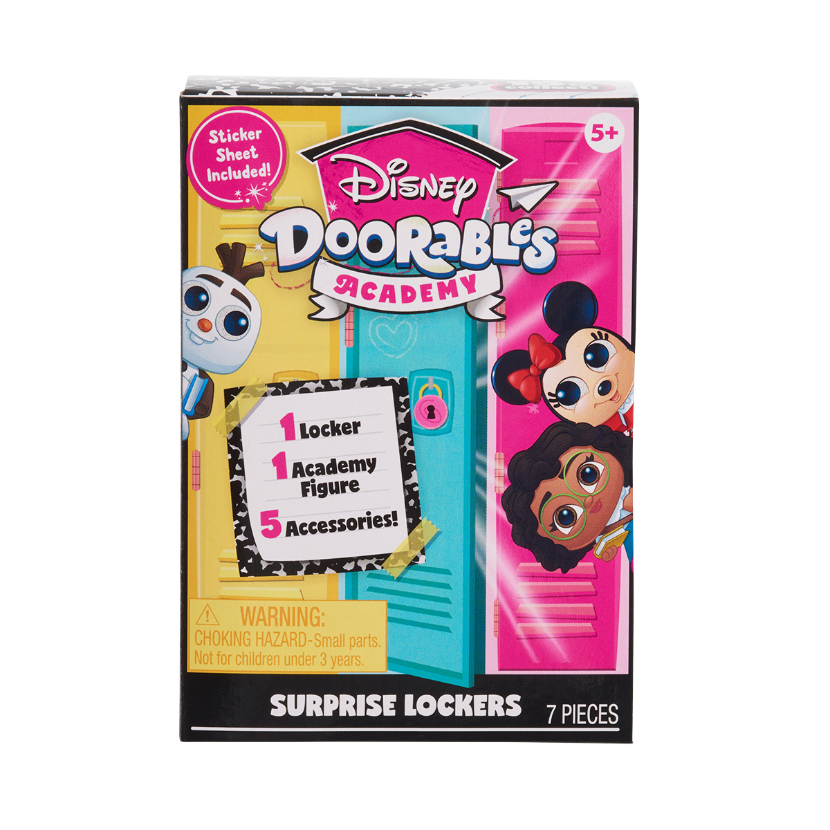 Ігровий набір Disney Doorables серії "Academy" - Шафка з Сюрпризом (фігурка, аксесуари)