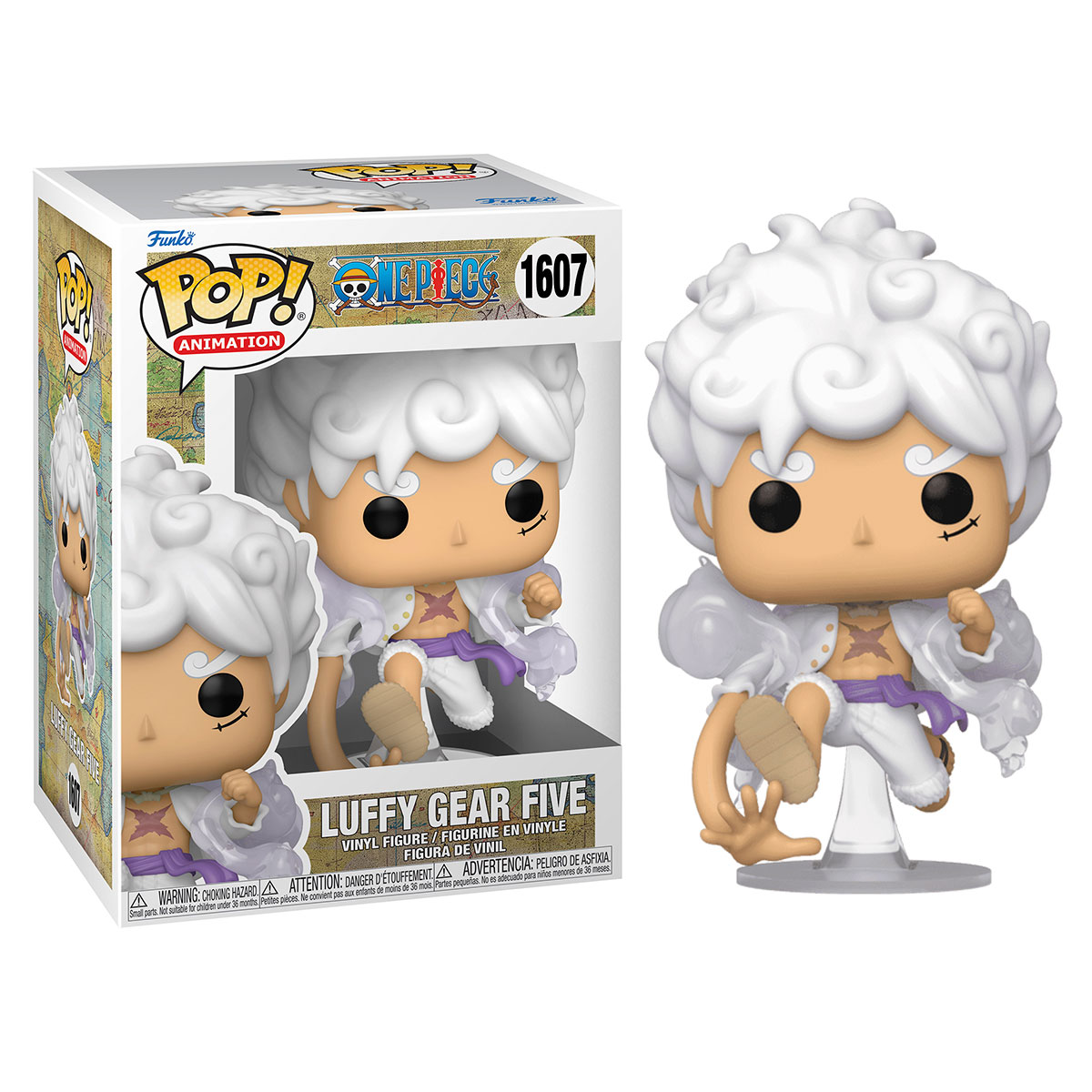 Ігрова фігурка Funko POP! cерії "Великий куш" - Луффі в Білому (w/CH) — фото 2