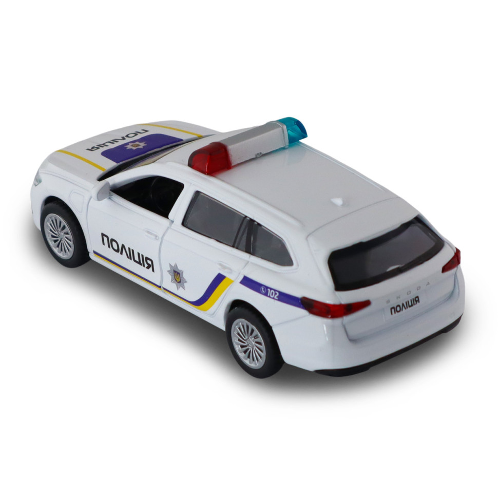 Дитяча автомодель "Skoda superb поліція" TechnoDrive 250947 масштаб 1:43 — фото 3