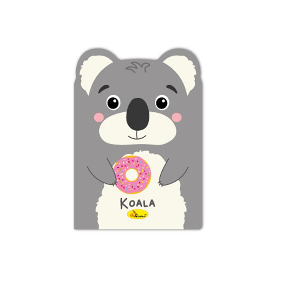 Дитячий блокнот з вушками "Koala" Апельсин АП-1803-06, 24 сторінки