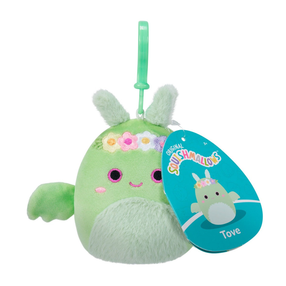 Мягкая игрушка на клипсе "Дракон Тов" Squishmallows SQCP00217, 9 см — фото 3