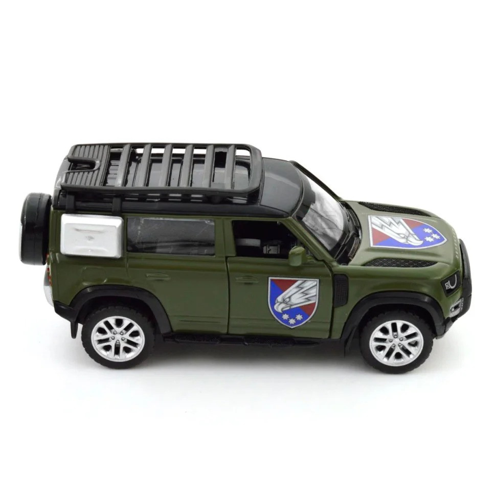 Автомодель серии "Шевроны Героев" Land Rover Defender 110 "25 ОПДБр" TechnoDrive 250289M — фото 4